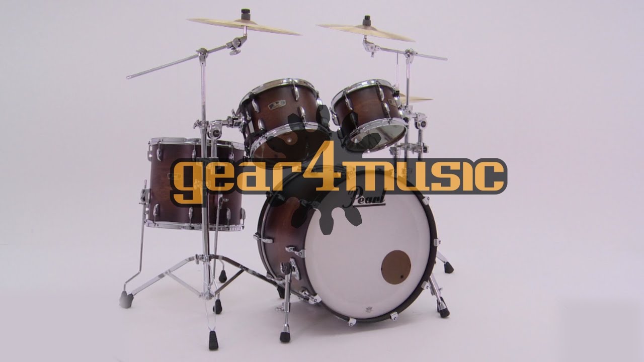 Pearl Wood Fibreglass Drum Kit with Phil Brewis