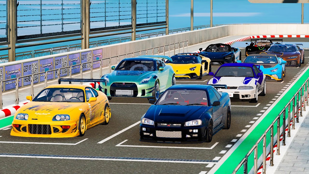 Big Ramp Jumps with Expensive Cars #7 | BeamNG Drive | BeamNG BlitZ