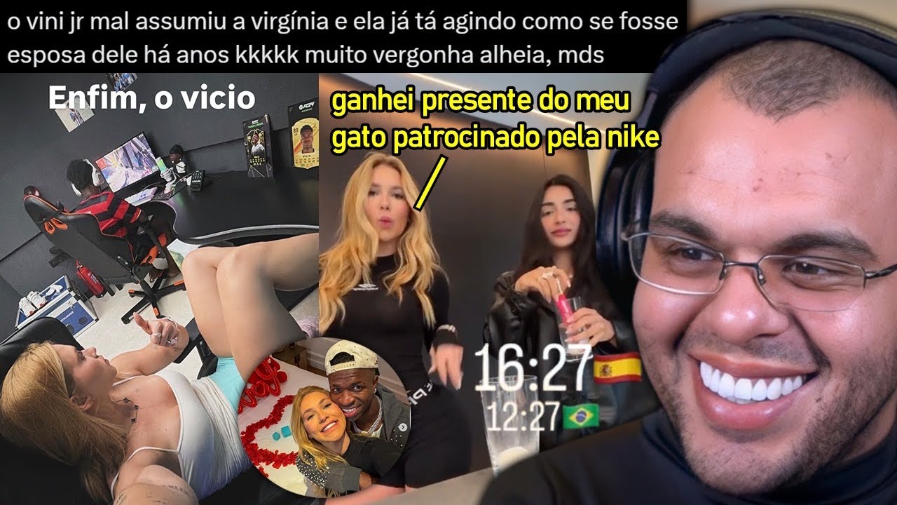 O VINI JR MAL ASSUMIU A VIRGÍNIA E ELA JÁ TÁ AGINDO COMO ESPOSA