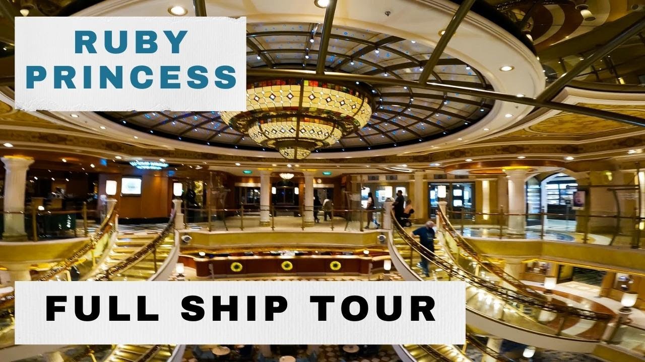 Ruby Princess Full Ship Tour | No talking | Thanksgiving Cruise | West Coast Mexico | Solo Travel