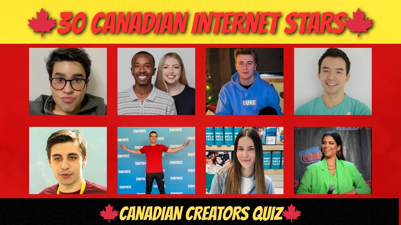 These Canadian Creators Went Viral - Can You Name Them?
