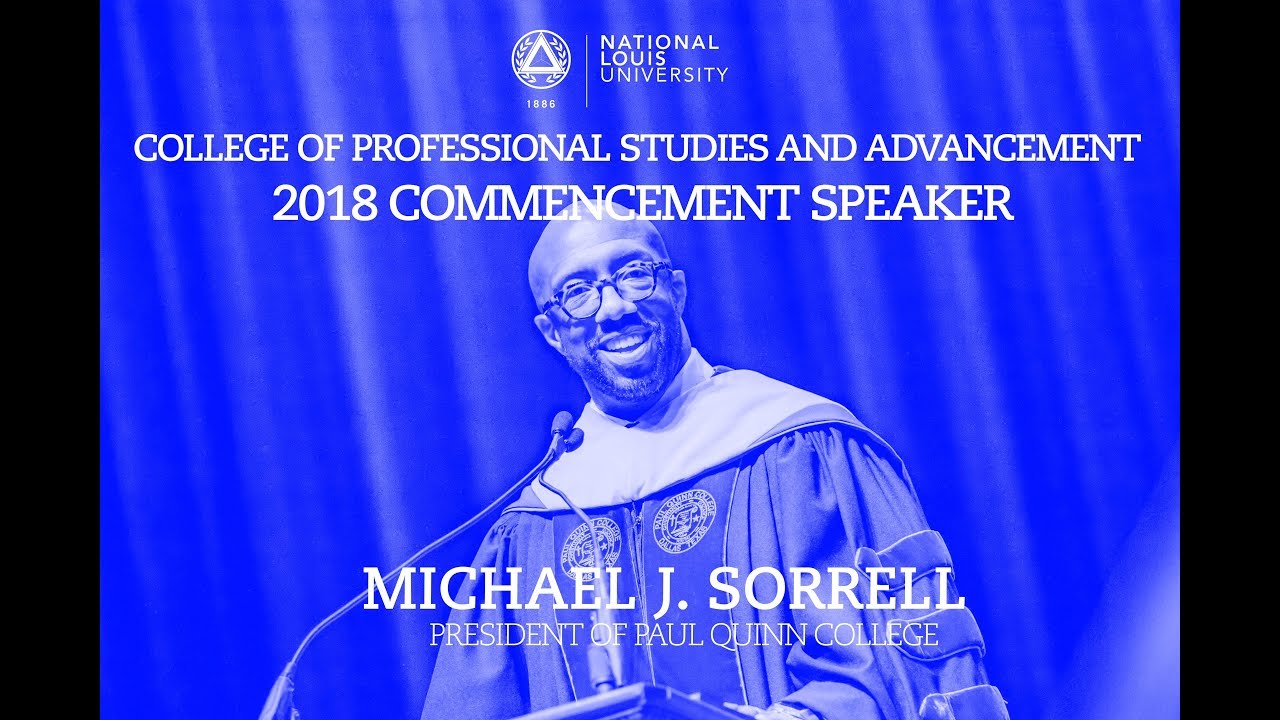 Michael J. Sorrell | Commencement Speaker | 132nd National Louis University Commencement