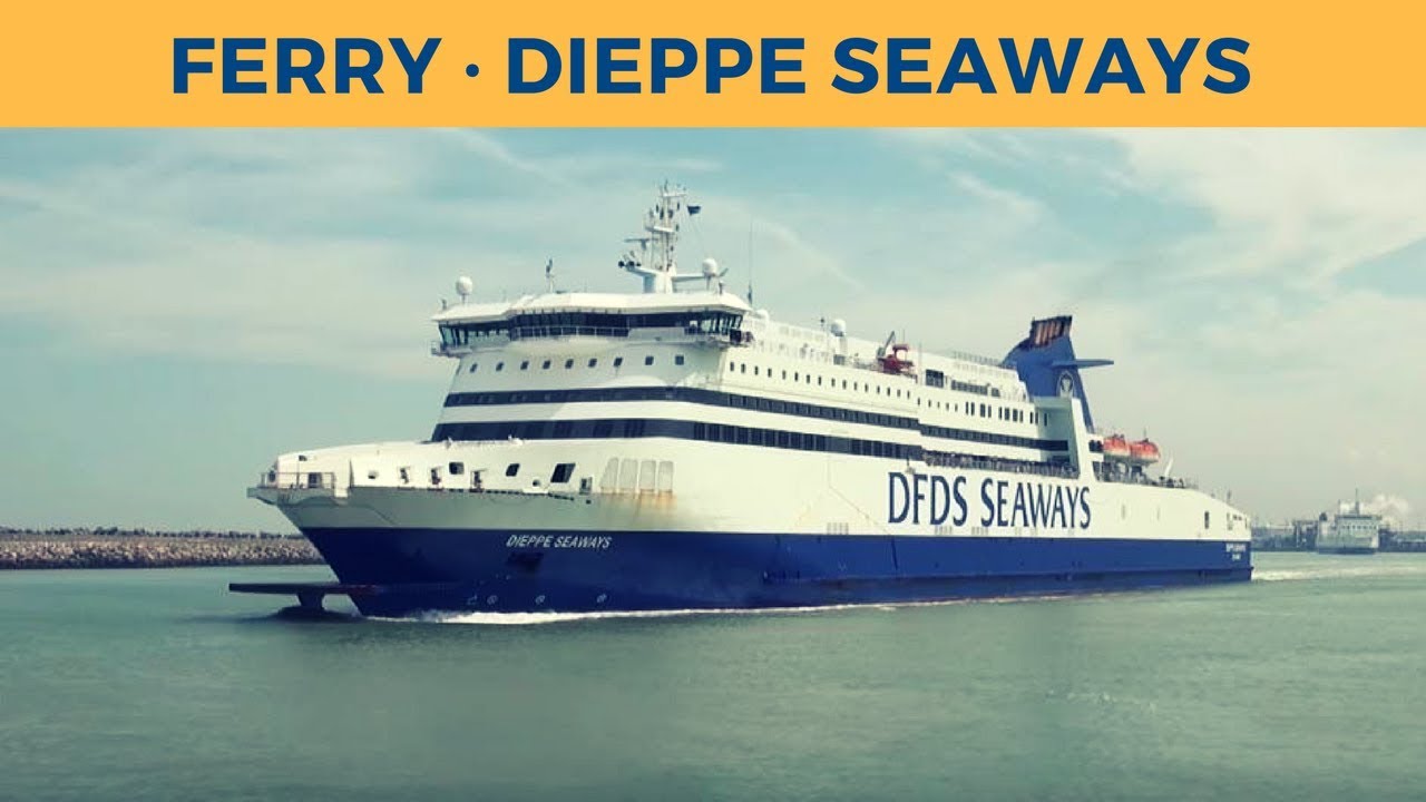 Departure of ferry DIEPPE SEAWAYS in Calais (DFDS)
