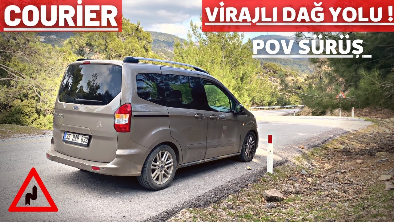 FORD COURİER İLE VİRAJLI DAĞ YOLU !! POV SÜRÜŞ ! #FORD #COURİER