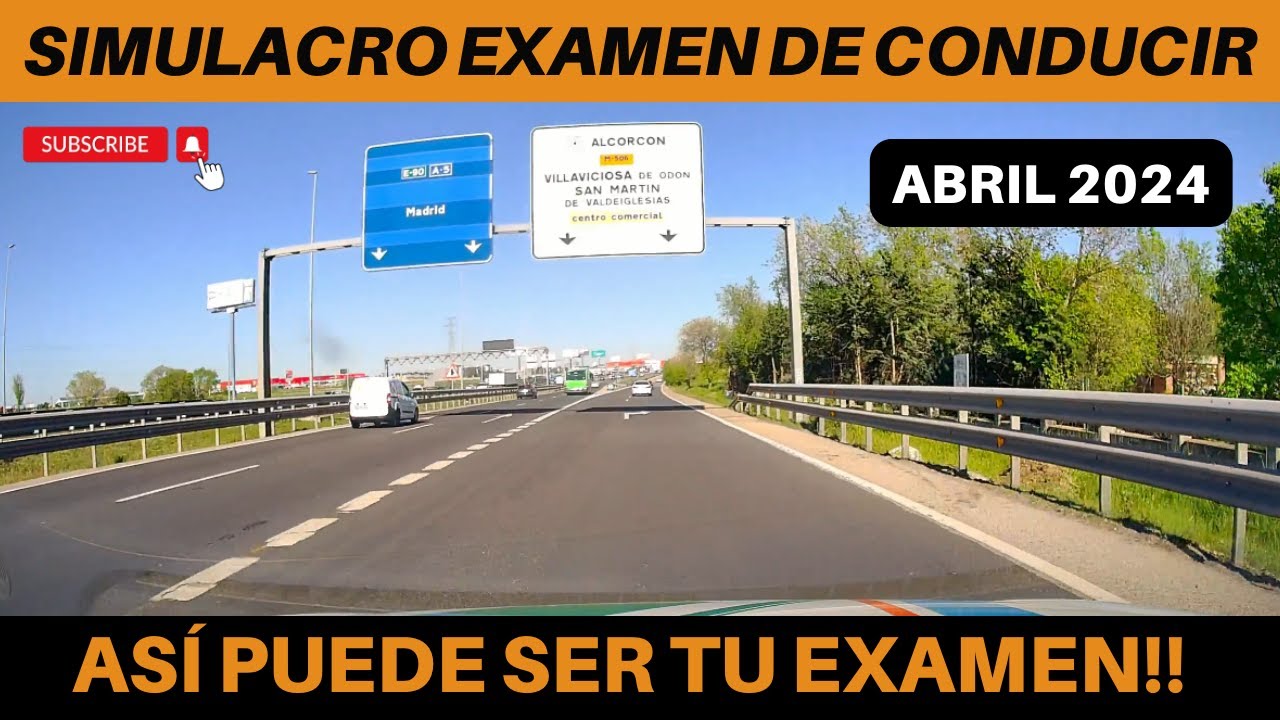 ¿Cómo Será tu EXAMEN de CONDUCIR en MÓSTOLES 2024?🔴Descúbrelo con este [SIMULACRO]