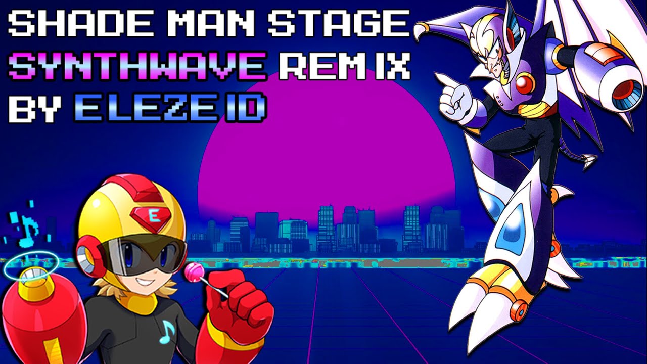Mega Man 7 - Shade Man Stage | Synthwave Cover | ロックマン7 宿命の対決! - シェードマン | シンセウェーブリミックス