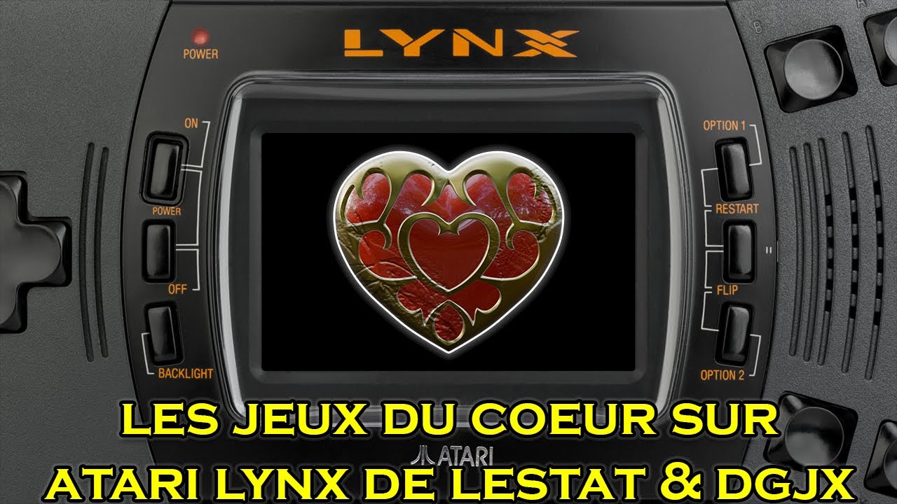 ❤️ Les JEUX du COEUR sur ATARI LYNX ❤️ Avec @DGJX
