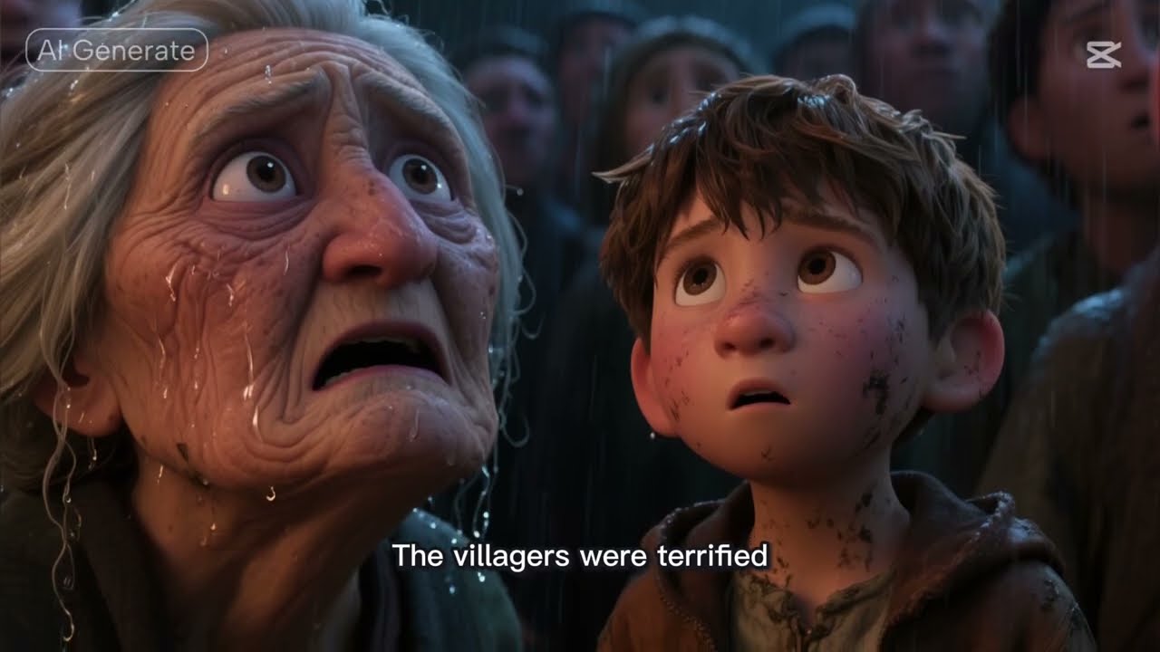 🌈❤️🌈The Little Boy Who Braved the Storm and Saved His Village 🌪️💪