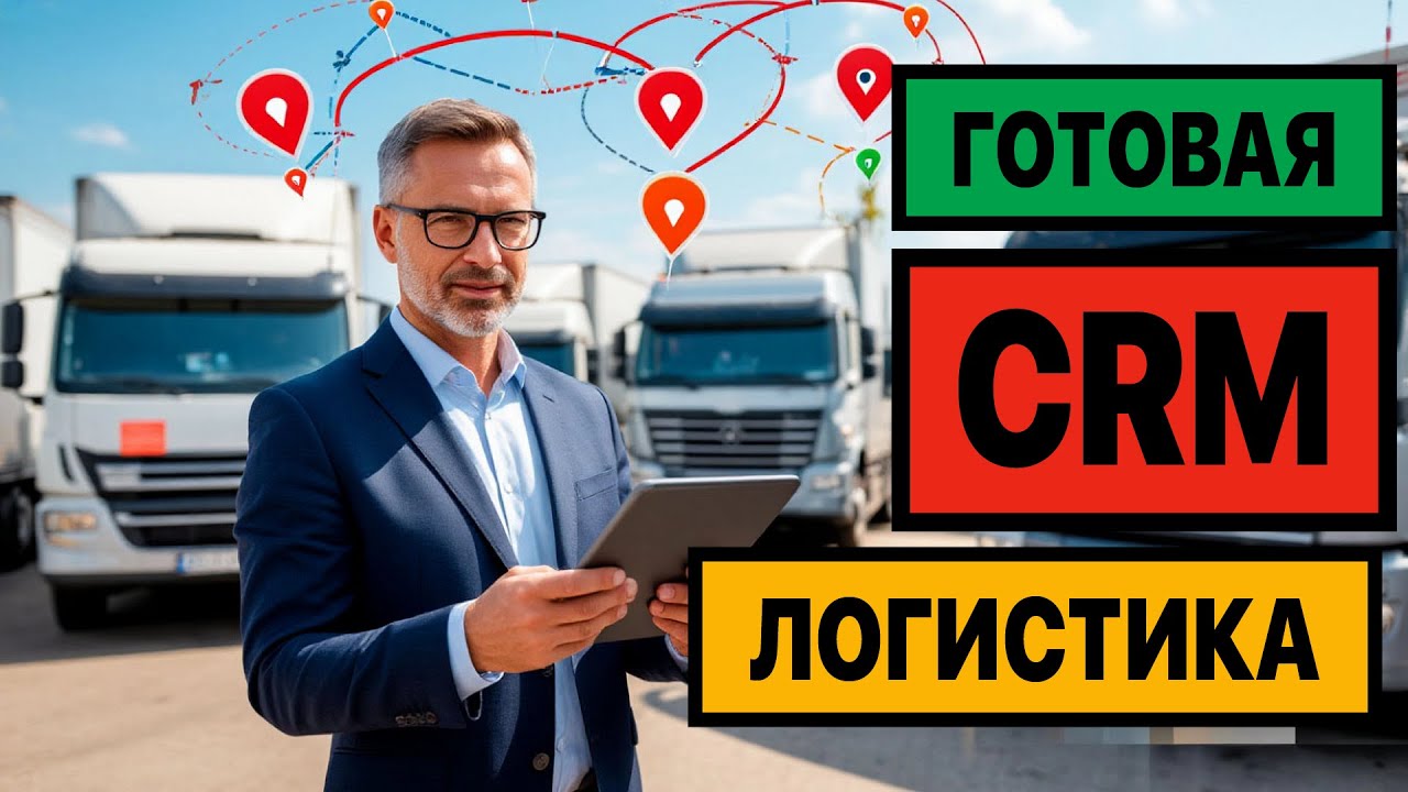 Битрикс24 для логистики: 5 воронок продаж и перевозок | Полный разбор CRM для грузоперевозок