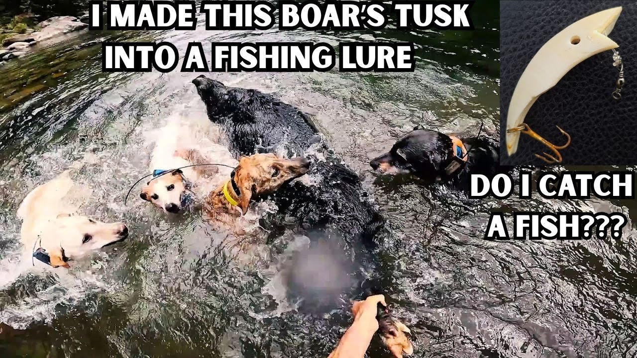 Hunting: Then Fishing With The Boars Tusk.