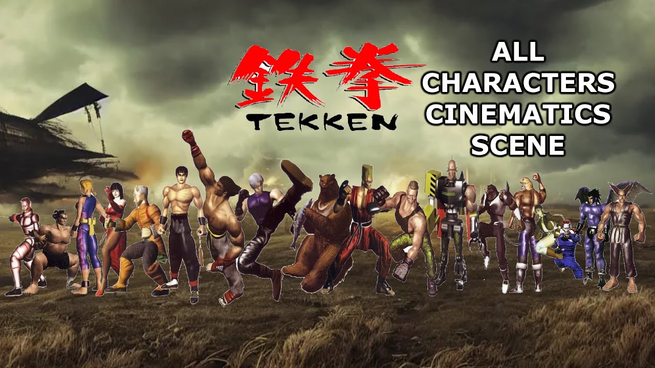TEKKEN 1 FULL STORY ALL CHARACTERS CINEMATIC CGI FMV (2024)