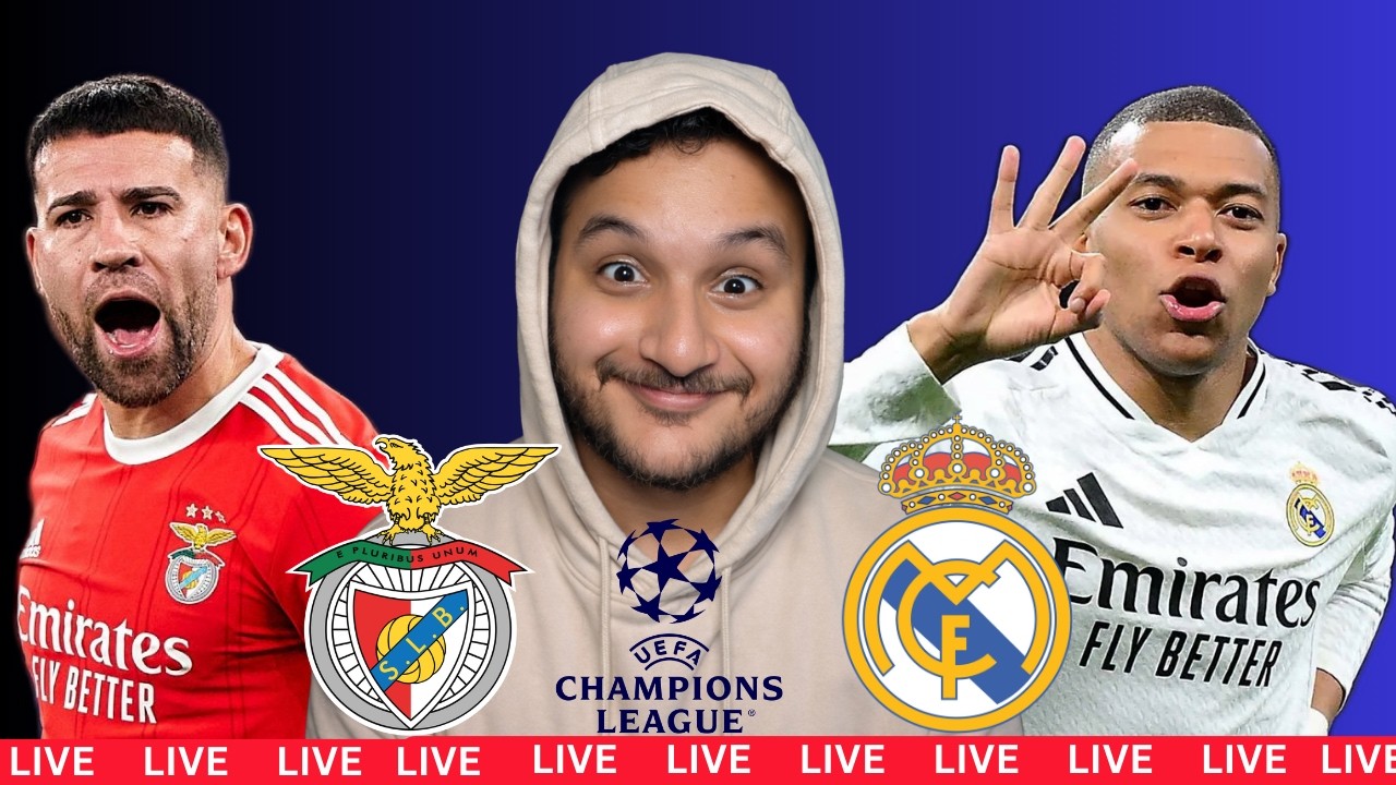 REAL MADRID VS BENFICA LIVE MATCH REACTION​