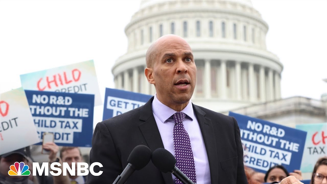Sen. Booker blasts GOP: ‘Morally obscenity’ of child poverty is a ‘policy choice’