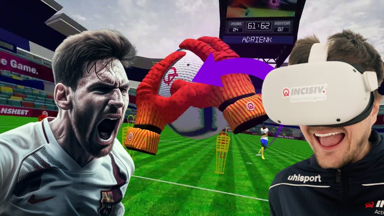 SAVING MESSI'S BEST GOALS IN VR (CleanSheet Soccer)