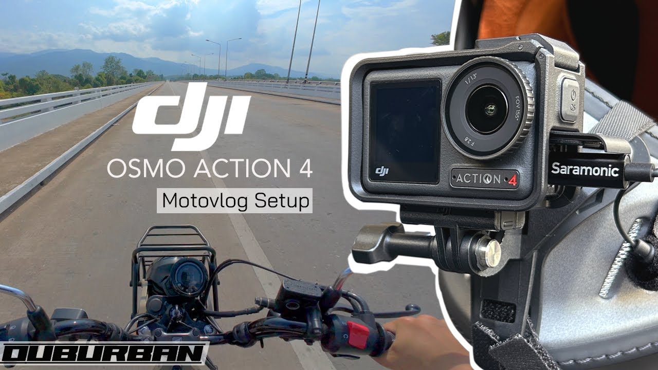 ต่อไมค์ทํา Motovlog กับ Dji Osmo Action 4 ง่ายๆ