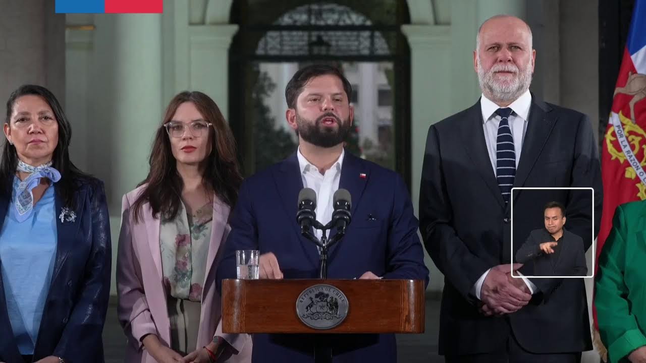 Presidente Gabriel Boric tras segunda vuelta de la Elecci&oacute;n Presidencial 2025