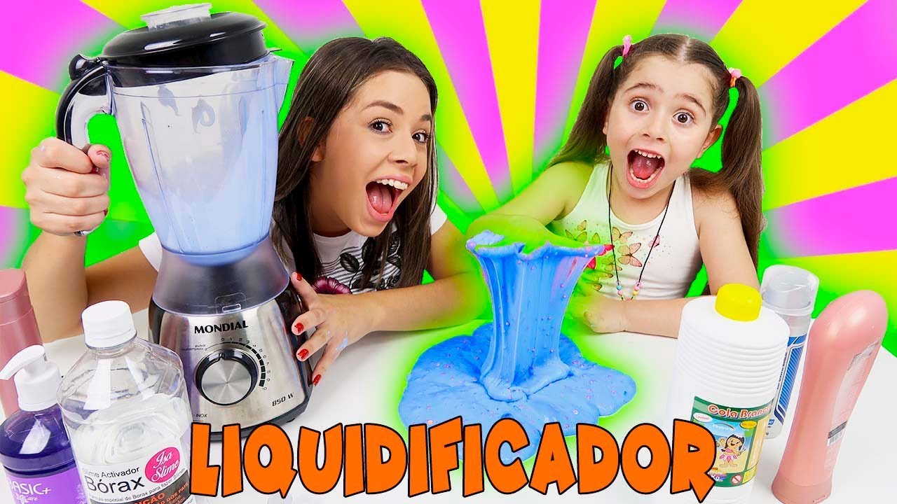 SLIME NO LIQUIDIFICADOR DEU BOM OU DEU RUIM?