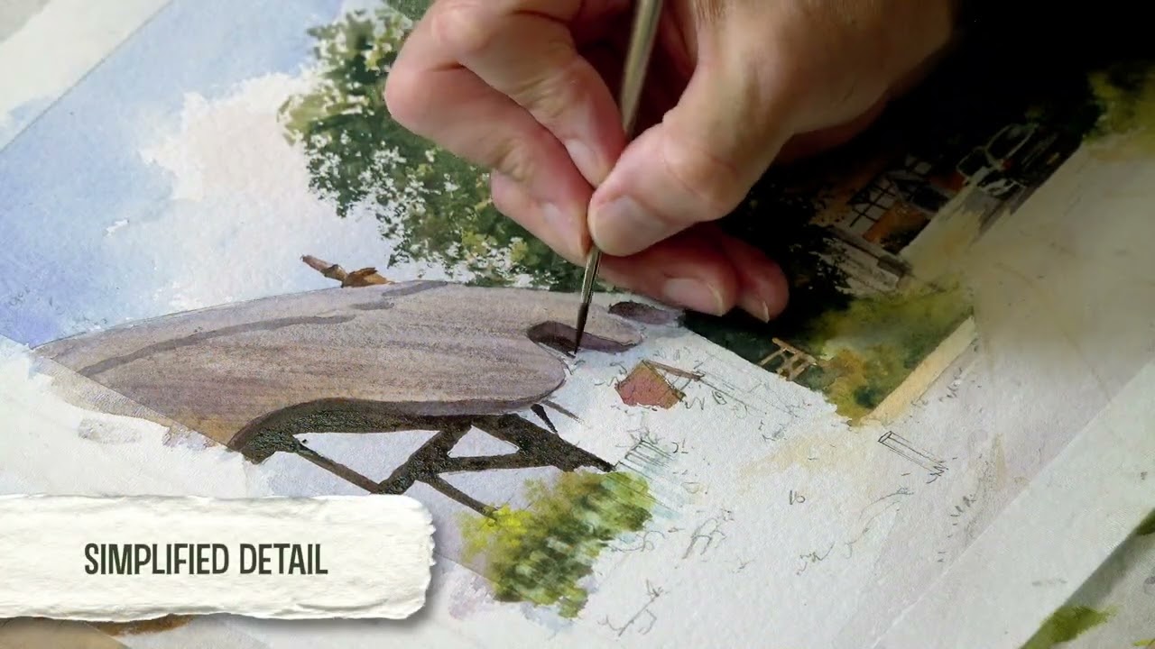 Elmley Castle- Preview with Geoff Kersey ⎮ Watercolour Landscapes