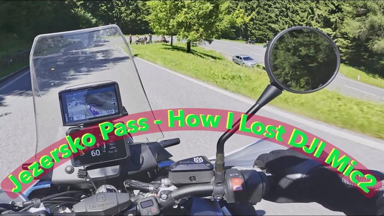 Husqvarna Norden 901 Expedition - Riding over Jezersko pass from Slovenia to Austria