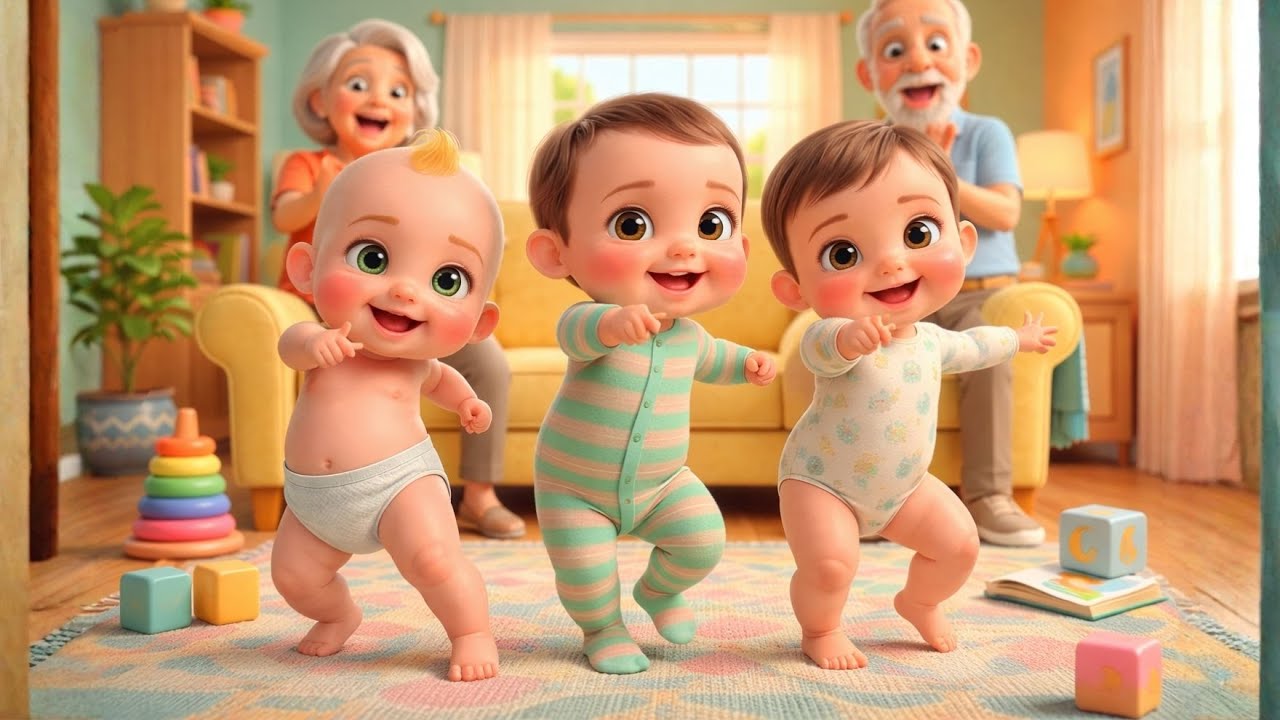 🎵 Babcia i Dziadek – Pełna Moc!  |  Jesteście THE BEST! | Tańczące Niemowlęta 👶💃