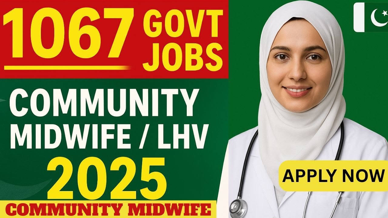 Community Midwife (CMW) Jobs in Punjab | LHV Vacancies in Punjab | Latest Jobs in Pakistan 2025