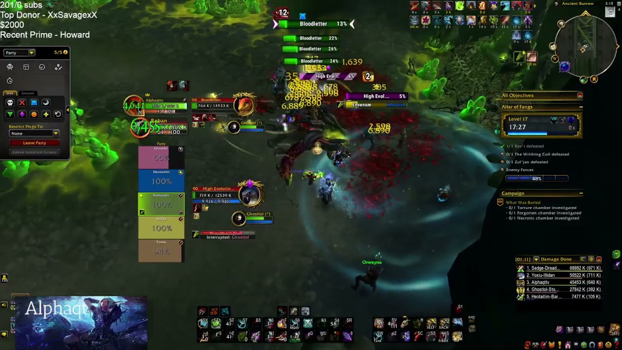 +17 Altar Of Fangs BM Hunter PoV
