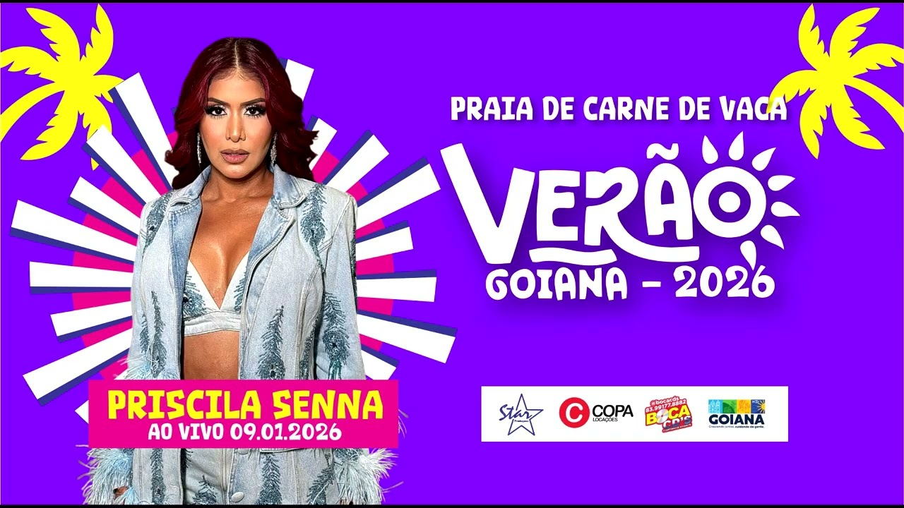 PRISCILA SENNA NA PRAIA DE CARNE DE VACA - GOIANA-PE 09.01.2026   BOCA CDS O CERTINHO DE GOIANA-PE