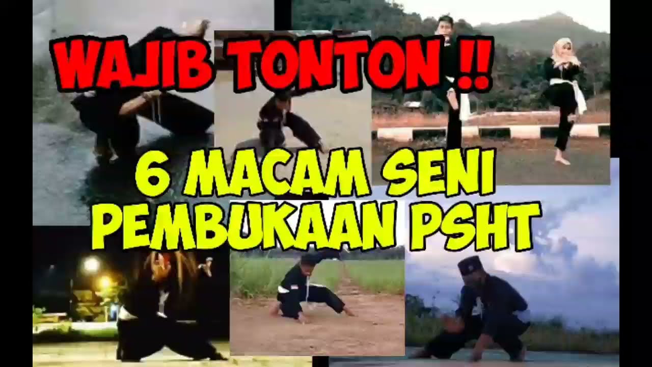 WAJIB TONTON!! 6 macam seni pembukaan PSHT ❤️