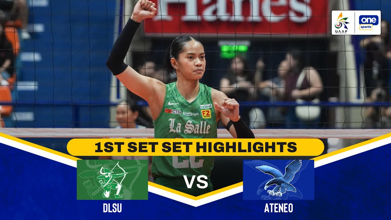 ATENEO vs DLSU | SET 1 HIGHLIGHTS | UAAP SEASON 88 WOMEN&rsquo;S VOLLEYBALL | APR 11, 2026