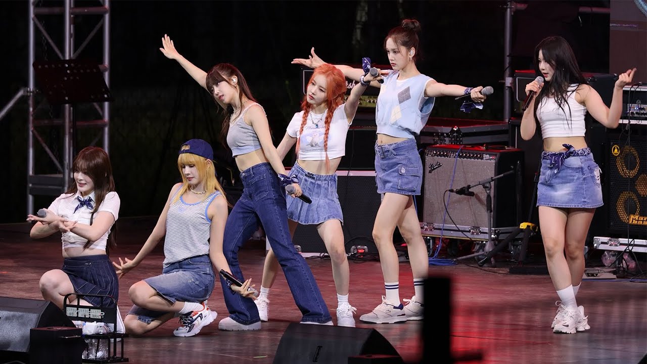 230921 스테이씨 (STAYC) Full ver. ‘Bubble + Teddy Bear + RUN2U + ASAP + Poppy’ 직캠 | 명지대 축제