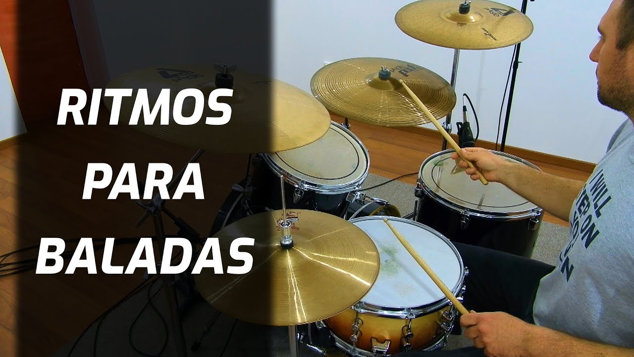 RITMOS de BATERIA para BALADAS - Clases de batería
