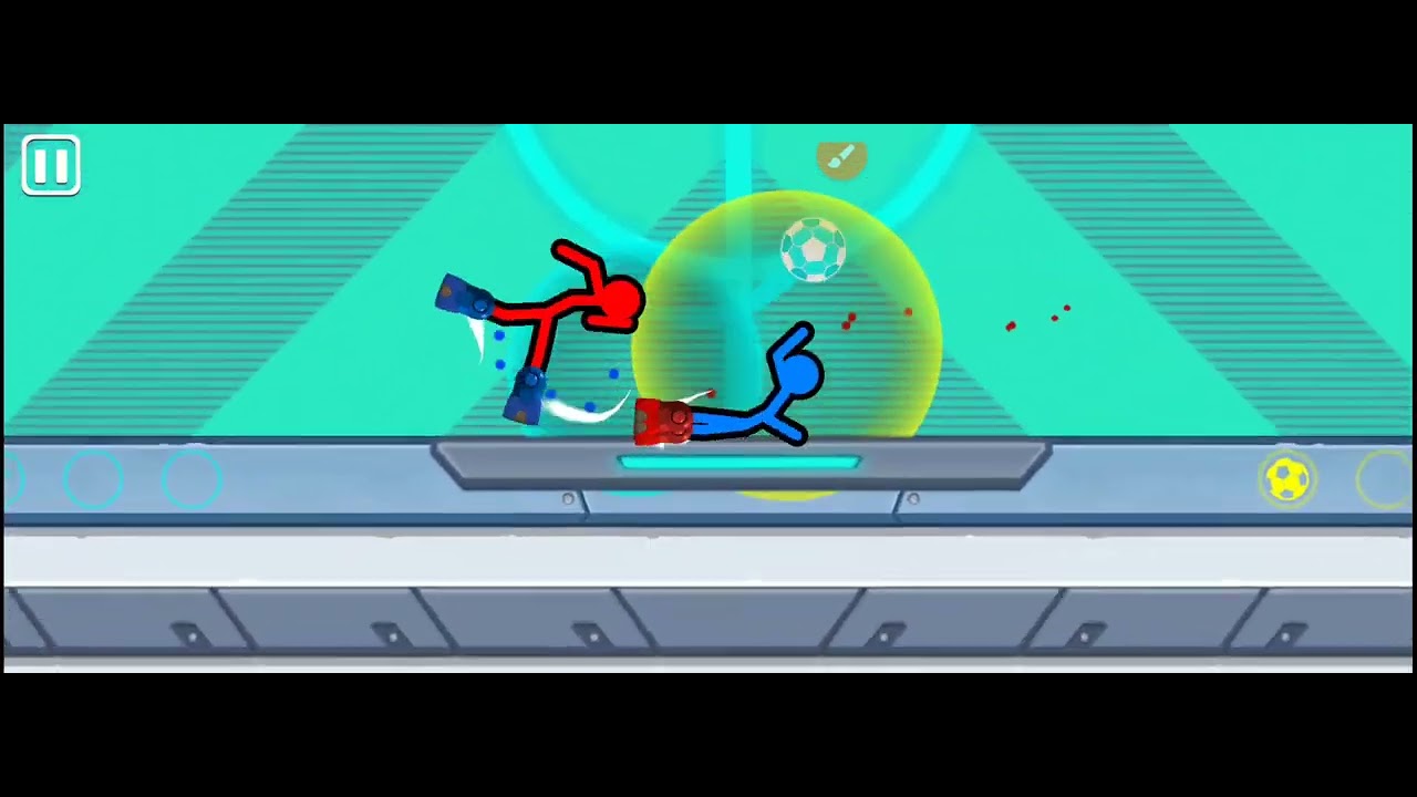 Football stickman red vs blue 1