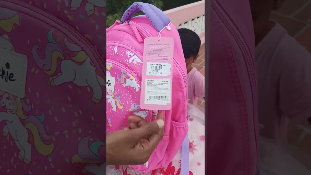 Unicorn🦄School🎒bag📚 (Genie brand)
