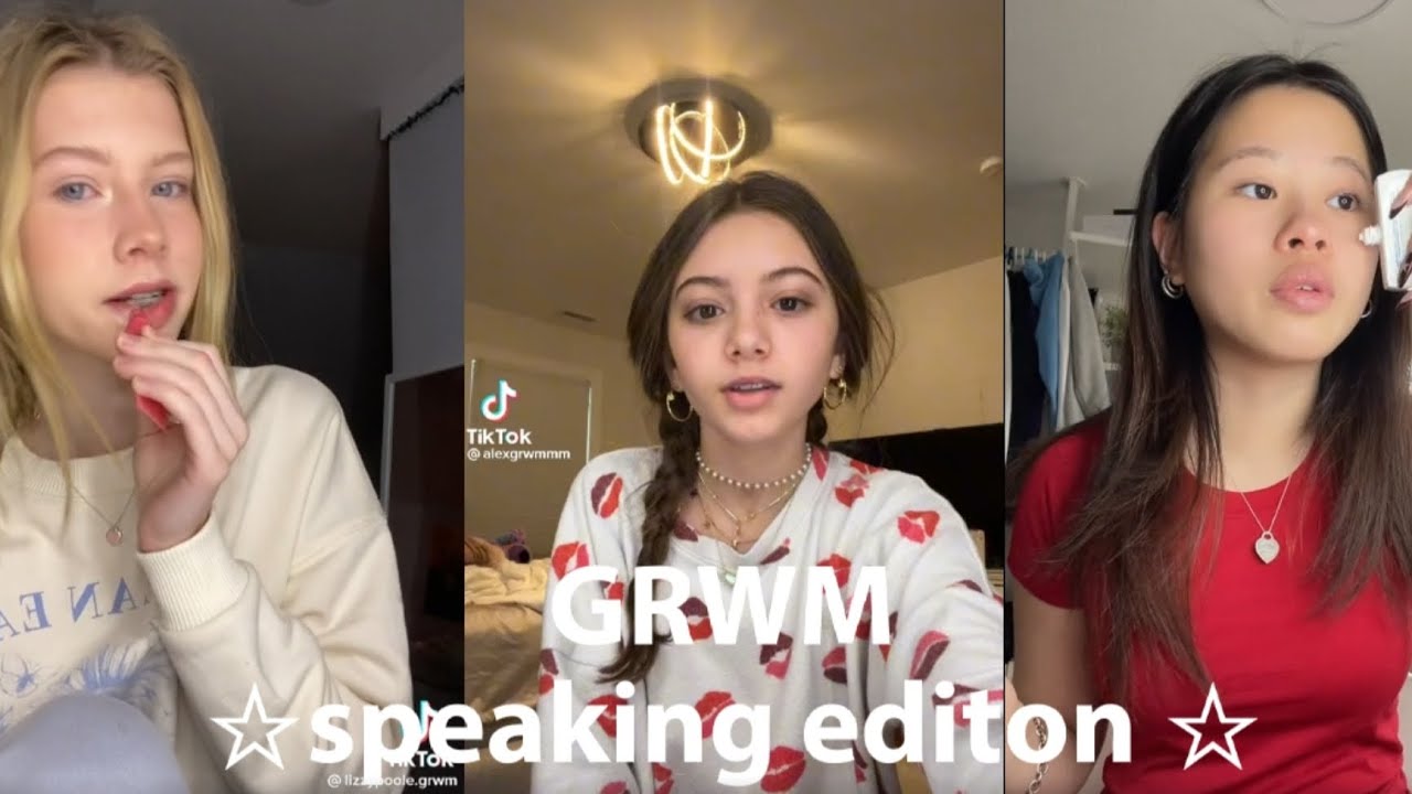 GRWM tik tok compilation #2 #trending #grwm #tiktok