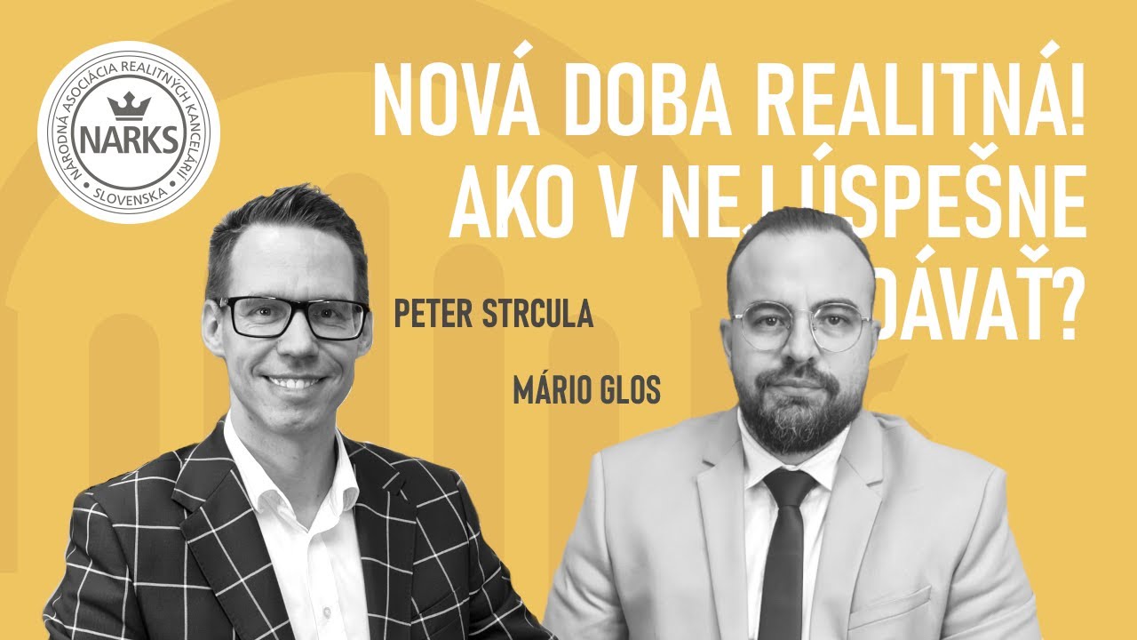 1. REALITNÝ PODCAST – Nová doba Realitná! Ako v nej úspešne predávať?