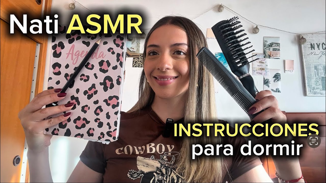 Sigue mis INSTRUCCIONES para dormir profundamente 💤 | ASMR ESPAÑOL 