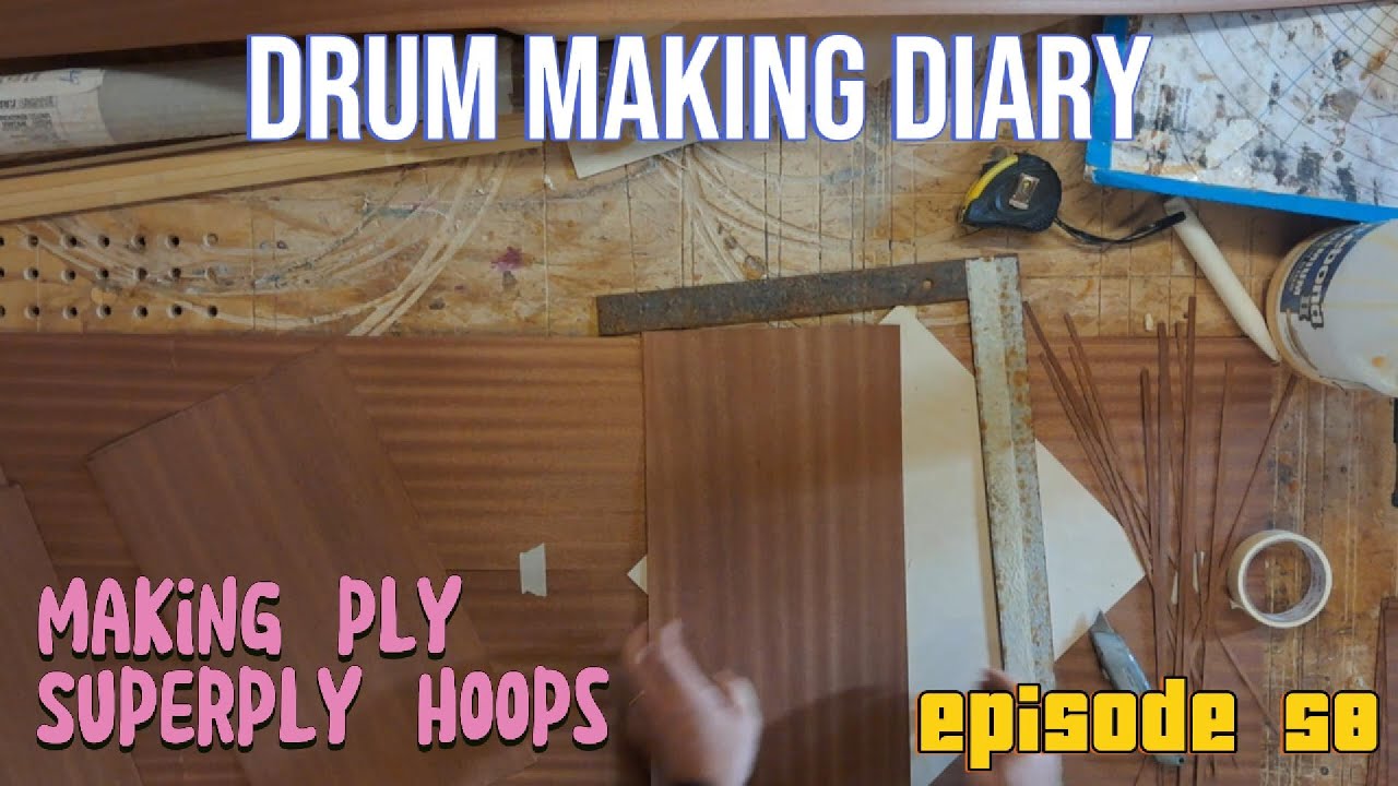 EP58 AC Drums: Дневник изготовления барабанов — снова в деле! Изготовление обручей Ply и Superply