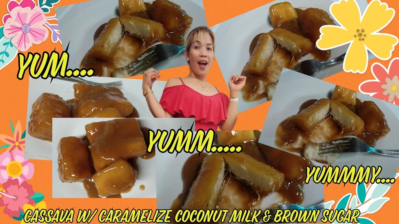 UNBELIEVABLY SOO DELISCIOUS CASSAVA W/ CARAMELIZE COCONUT & BROWN SUGAR// TATA& BOB