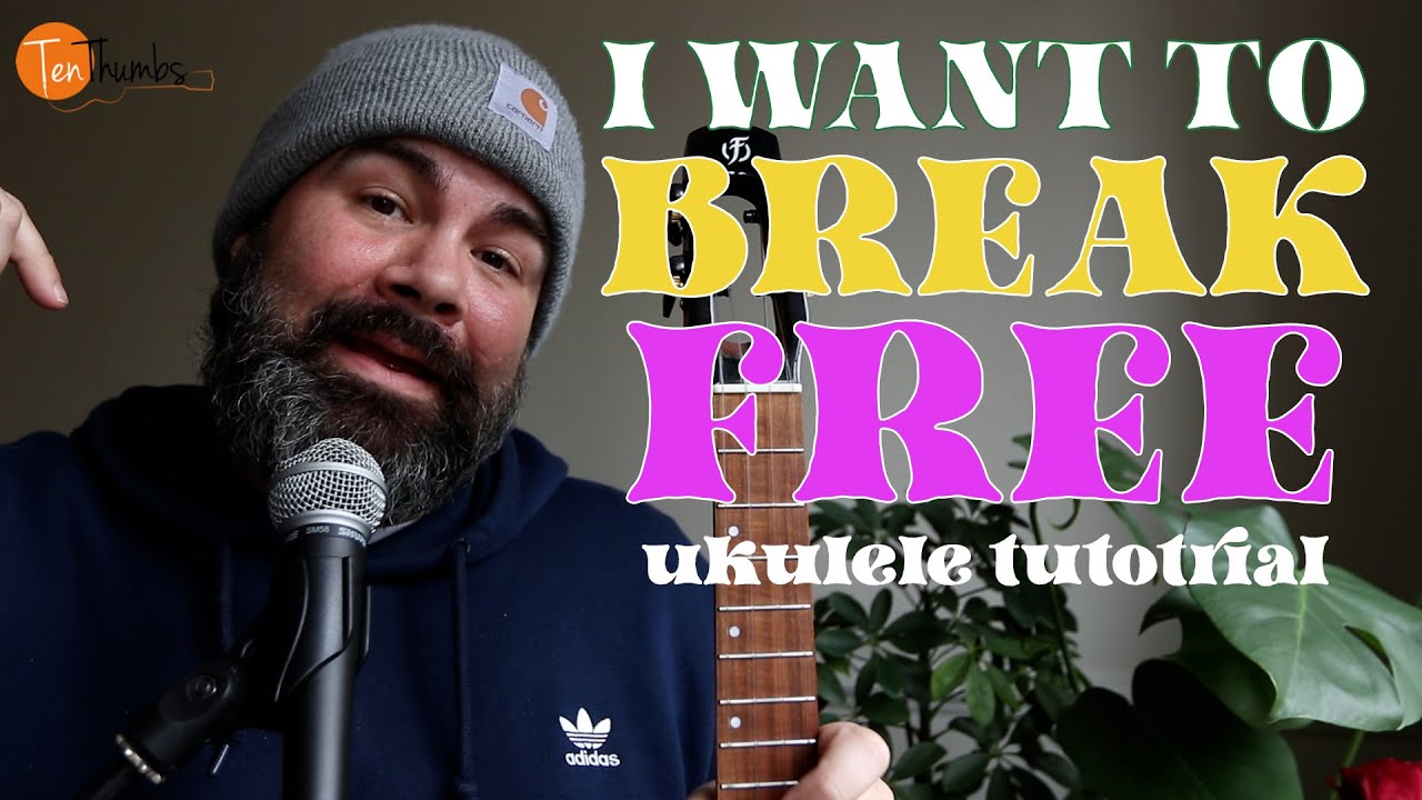 I Want to Break Free – Queen | Урок игры на укулеле + Игра под музыку 🎸