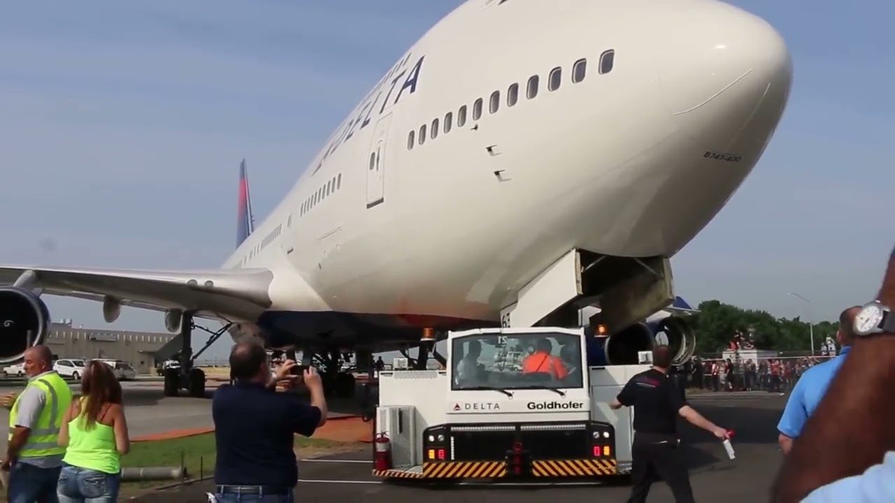 Retirement of Delta Air Lines Boeing 747-451 — Raw and Unedited