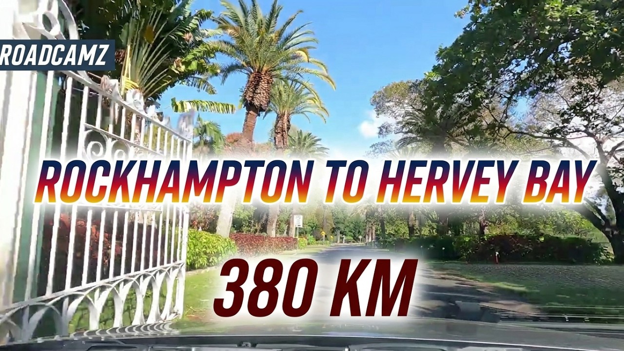 Rockhampton to Hervey Bay | Queensland Road Trip 🚗 🇦🇺 4k