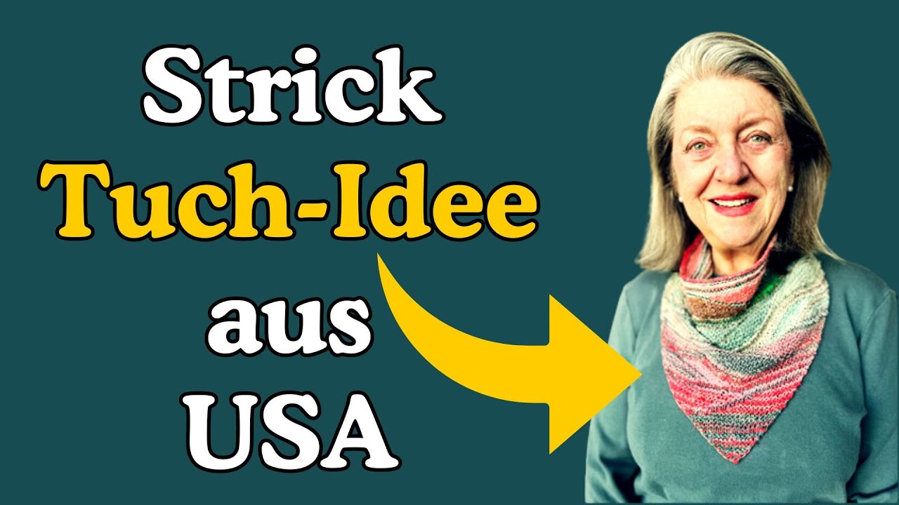 Anfängerfreundlich gestrickte Halstuch-Idee aus den USA in 3-Knäuel-Methode