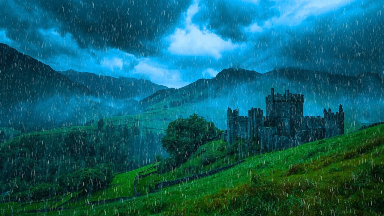 Can’t Sleep? Try This 🌧️ Powerful Thunderstorm on Tin Roof