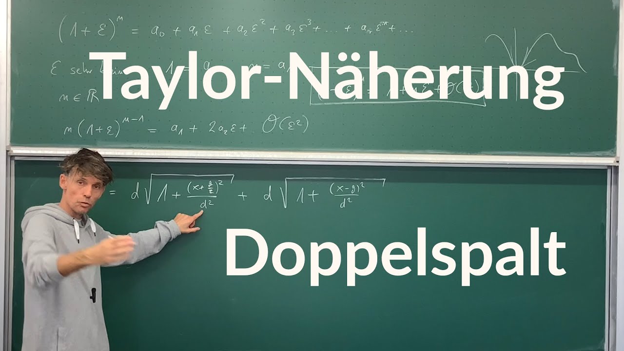 Taylornäherung beim Doppelspaltexperiment