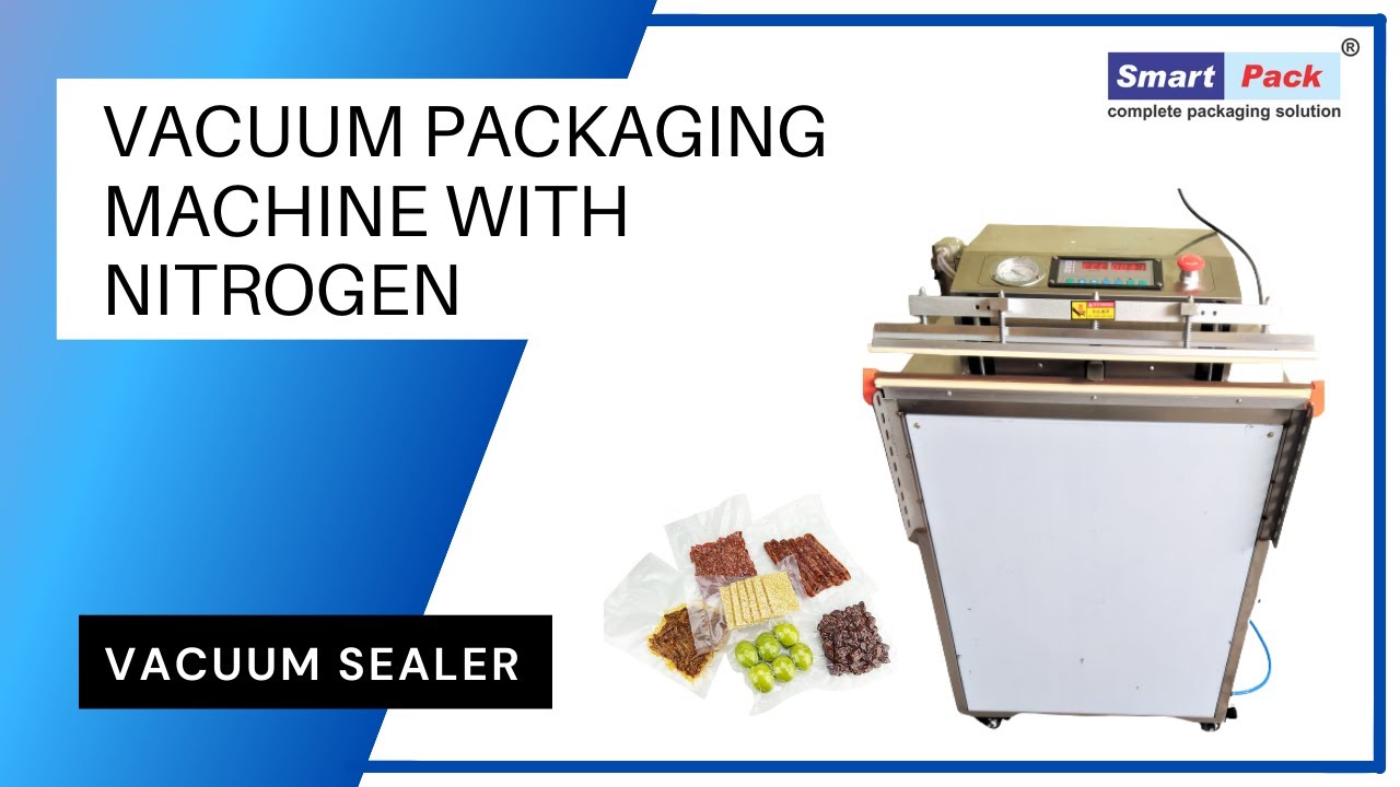 Vacuum Packaging Machine With Nitrogen (SS Body) CONTACT- +91 9109108483