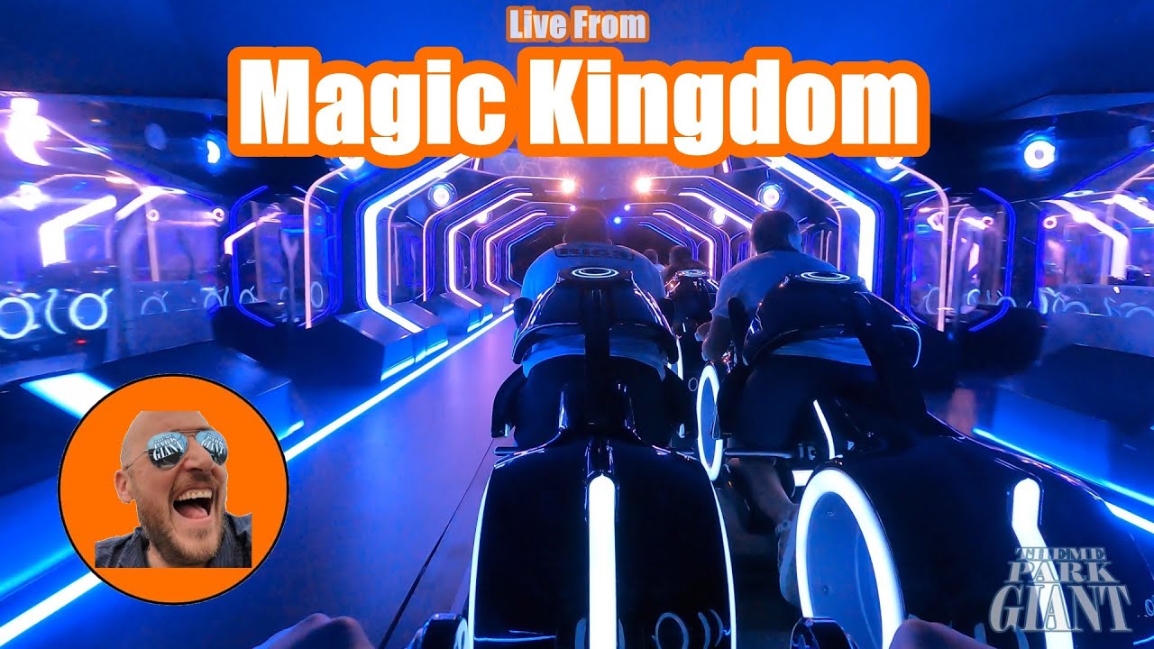 🔴LIVE Riding TRON Lightcycle at Magic Kingdom! Disney World's Newest Roller Coaster