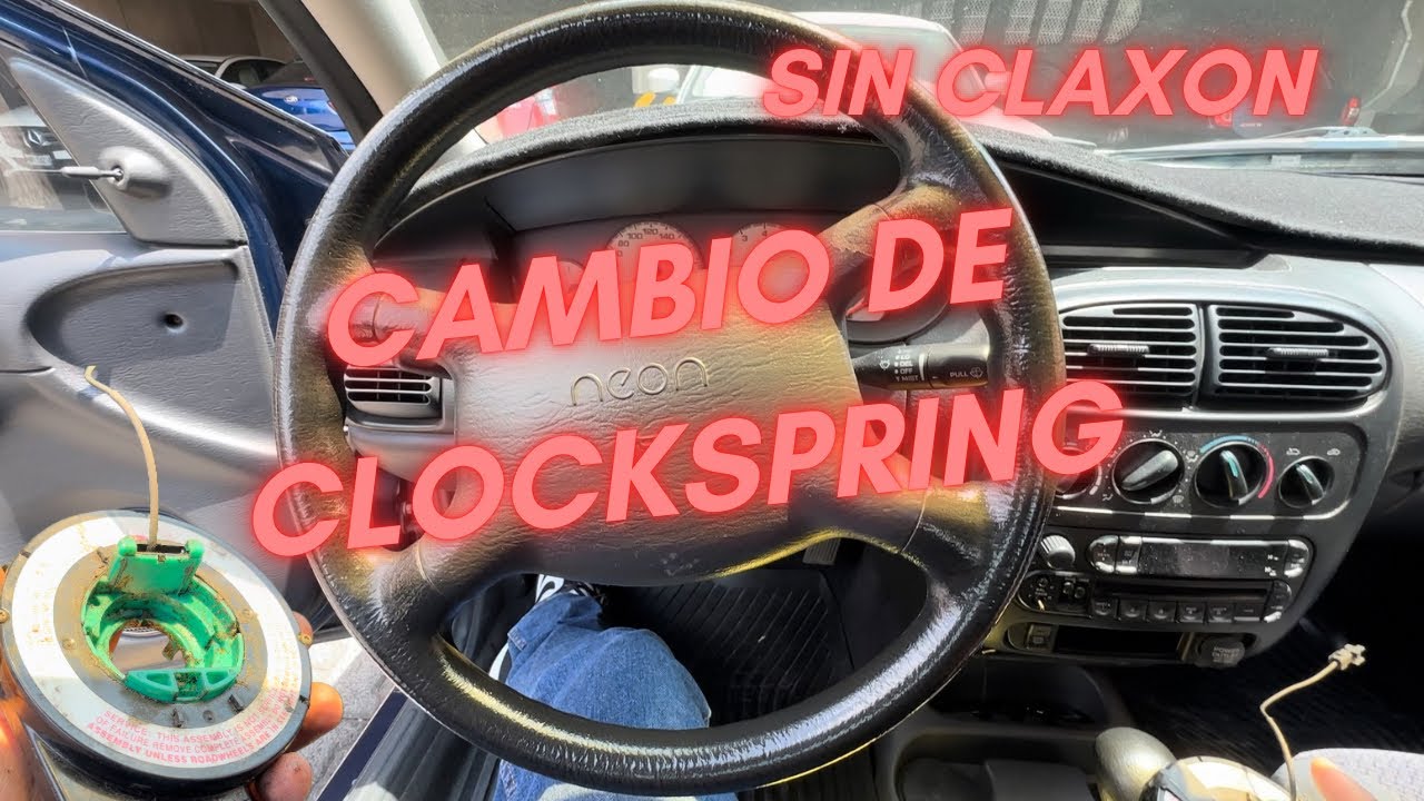 Sin claxon - Cambio de clockspring - Neon 00-05