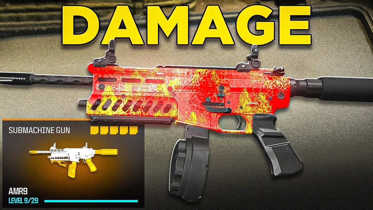 the MAX DAMAGE AMR9 SETUP is BREAKING MW3..😳 (Best AMR9 Class Setup) - Modern Warfare 3 Beta