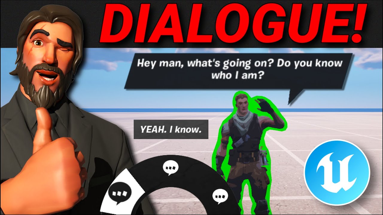 Creating CUSTOM DIALOGUE in Fortnite Creative/UEFN! ( Conversation Device )