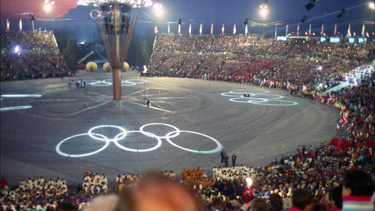 Cérémonie D'ouverture des Jeux Olympiques d'Hiver d'Albertville 1992 - Antenne 2 - 8 Février 1992